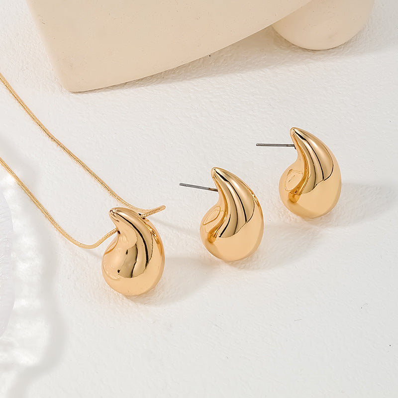 Wholesale  simple fashion jewelry drop earrings necklace